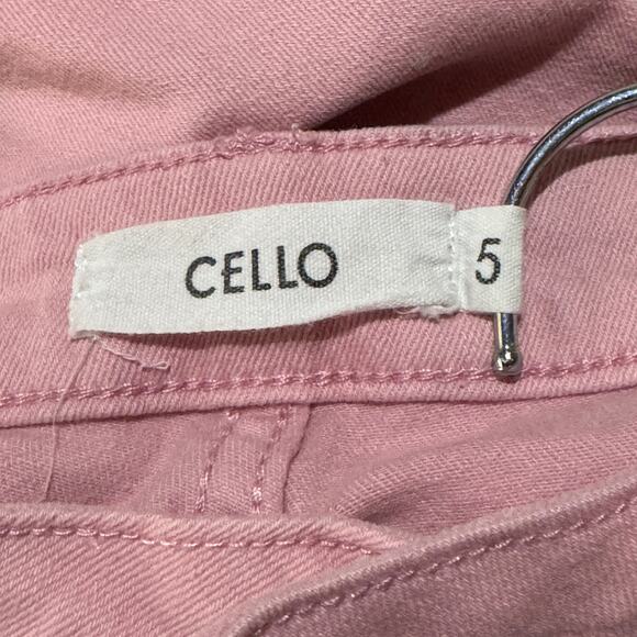 Cello Juniors SZ 5 Skinny Jeans Stretch Low-Rise Zip-Fly Rear Pockets Pink - Picture 7 of 9